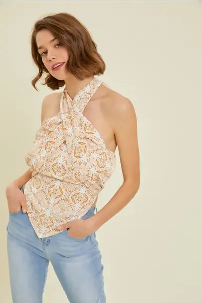 Adeline Scarf Top