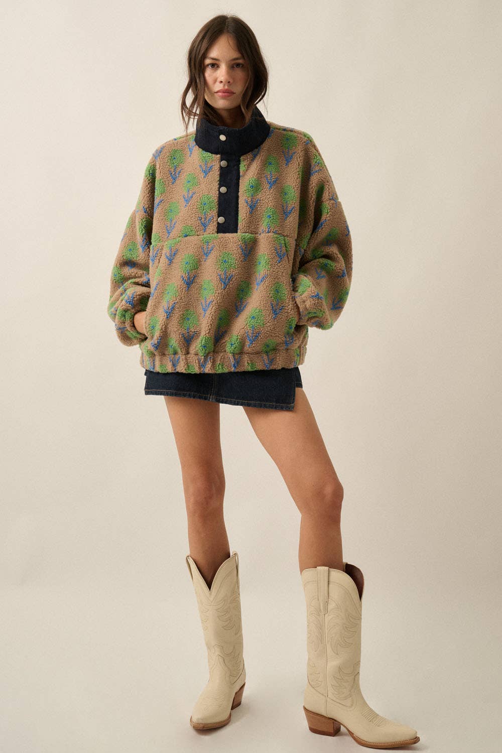 Maggie Sherpa Pullover