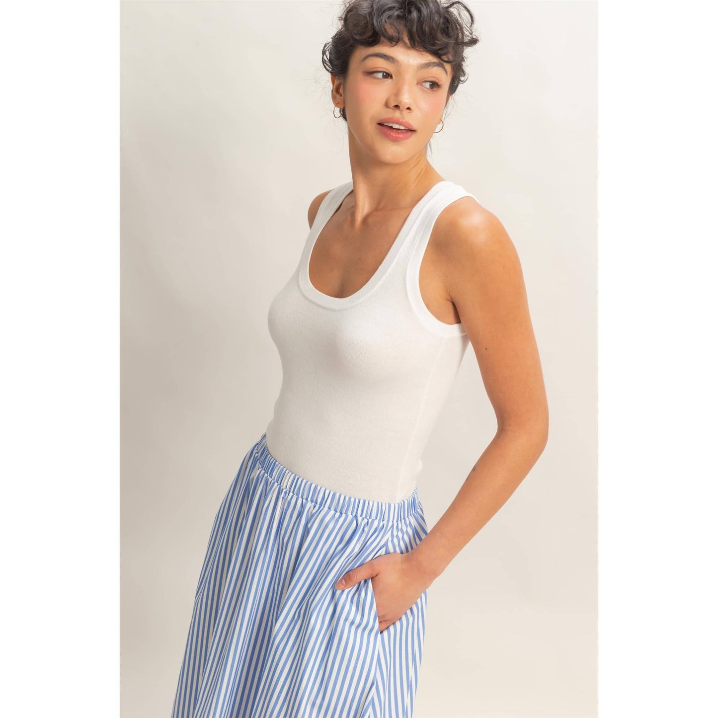 Austin Tank White