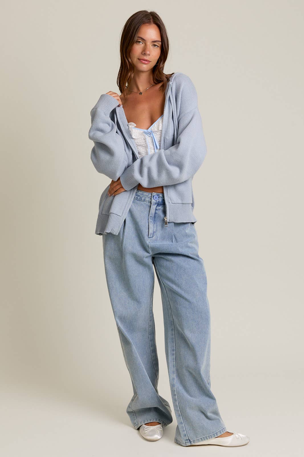 Carlie Zip Up