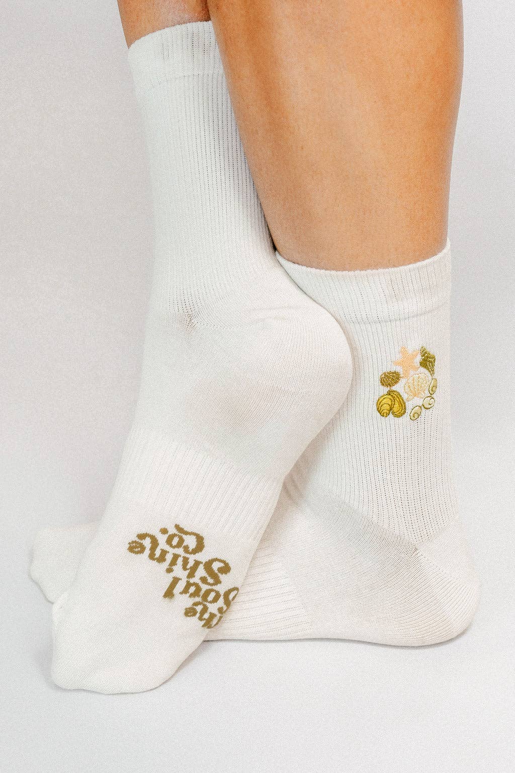 Shell Knit Ankle Sock
