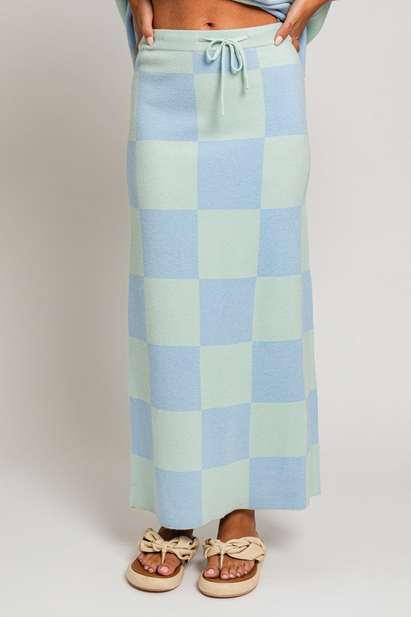 Lilah Check Skirt