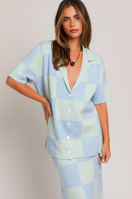 Lilah Check Top