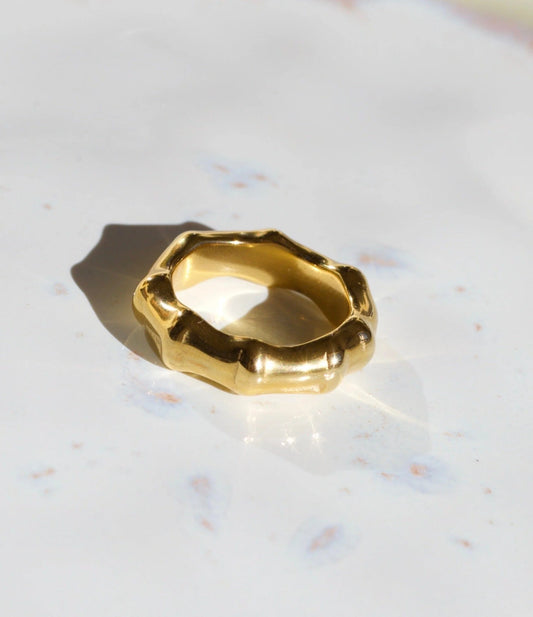 Bamboo Buckle Ring