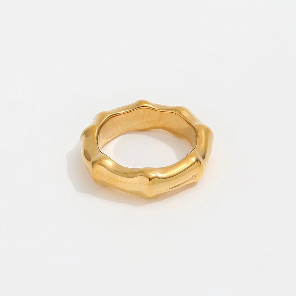 Bamboo Buckle Ring
