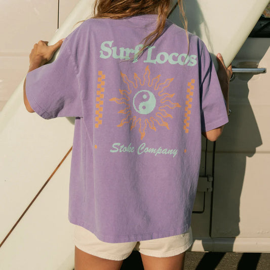Baked Purple Retro Tee