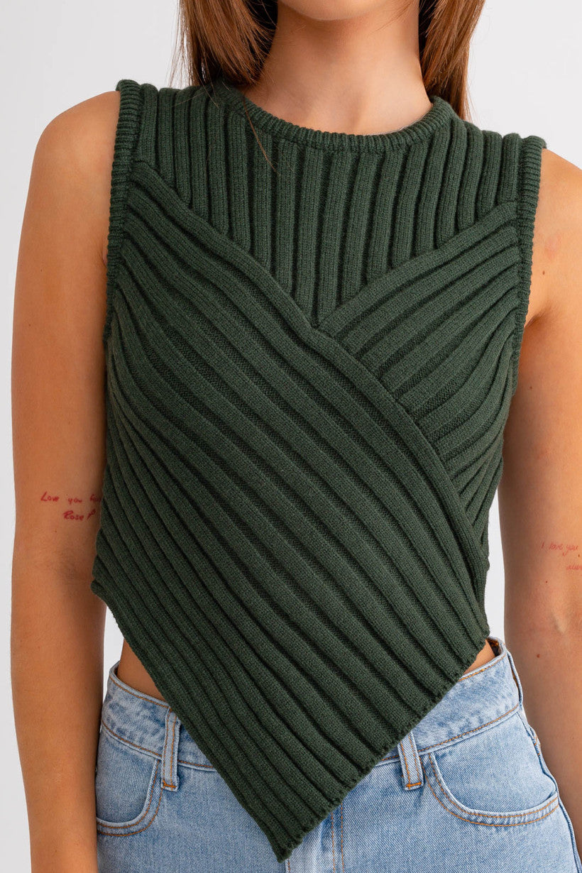 Olivia Sweater Top Forest