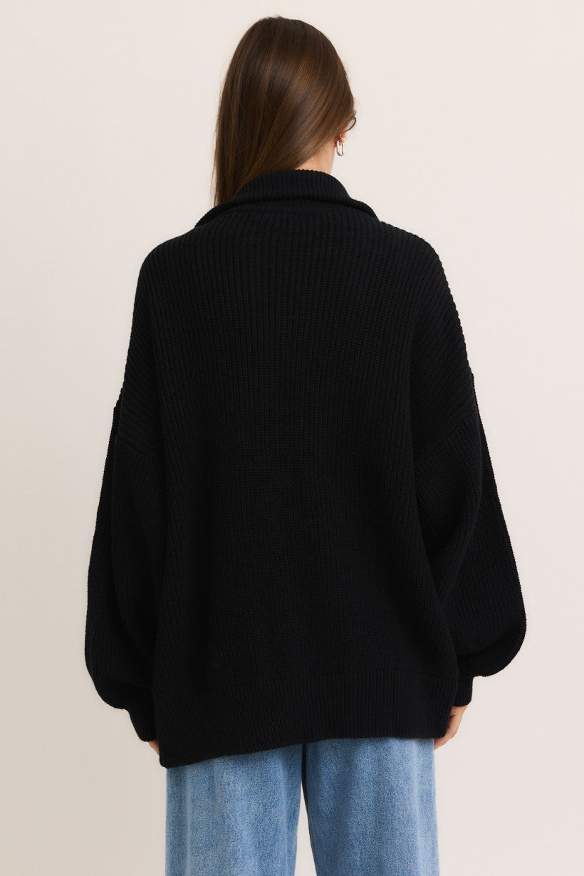 Bonfire Cardigan Black