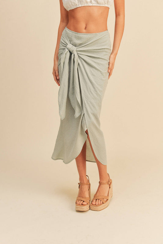 Lillian Gingham Skirt