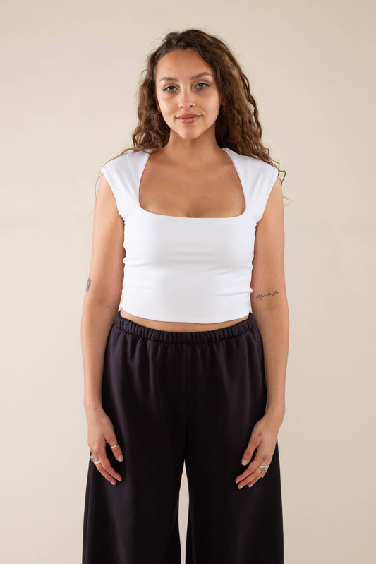 Laurel Top White