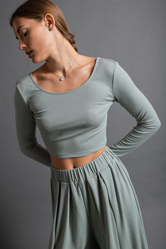 Breezy Nights Ribbed Top