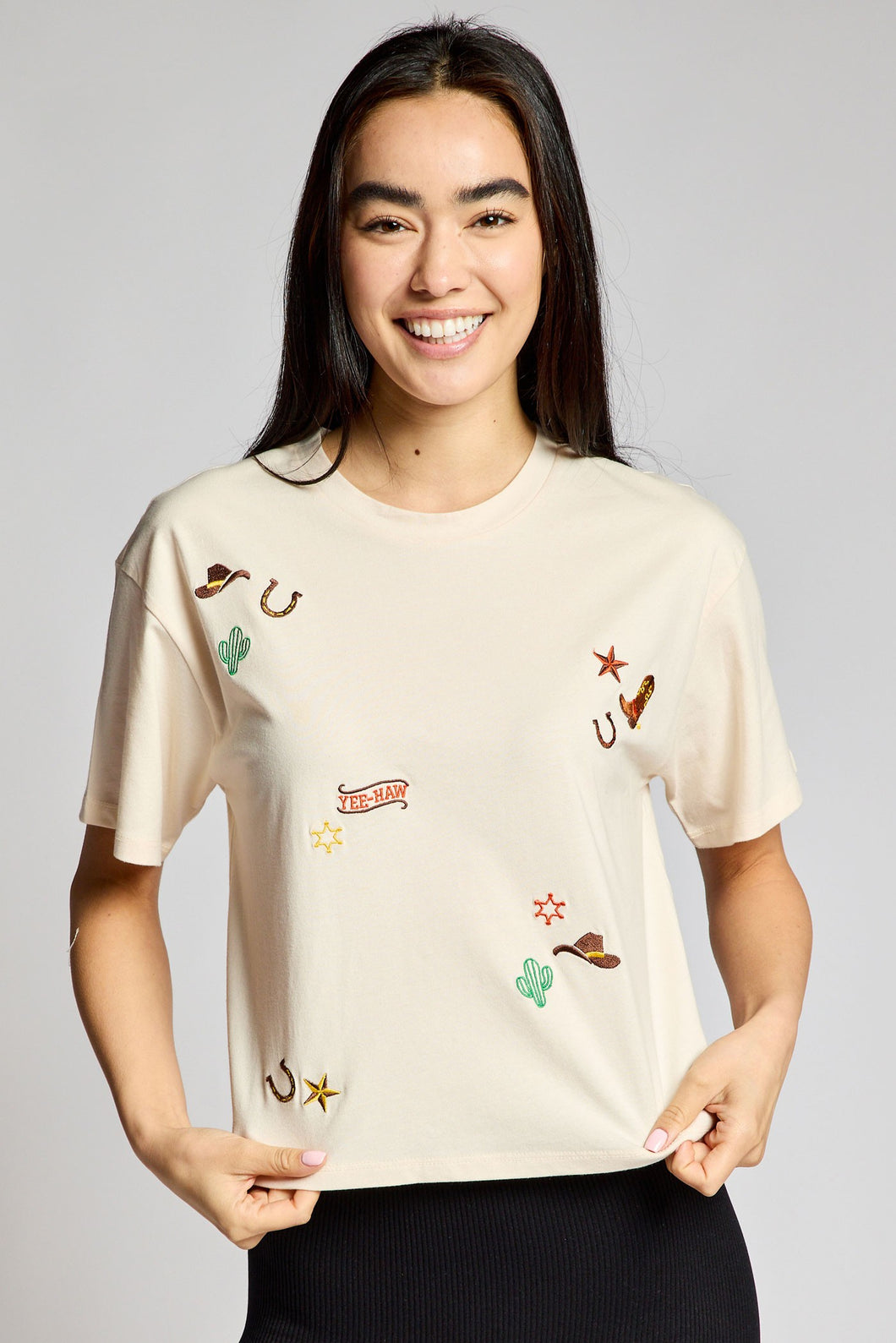 Western Embroidered Tee