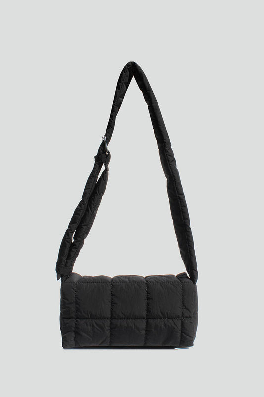 Drifter Quilted Crossbody Black