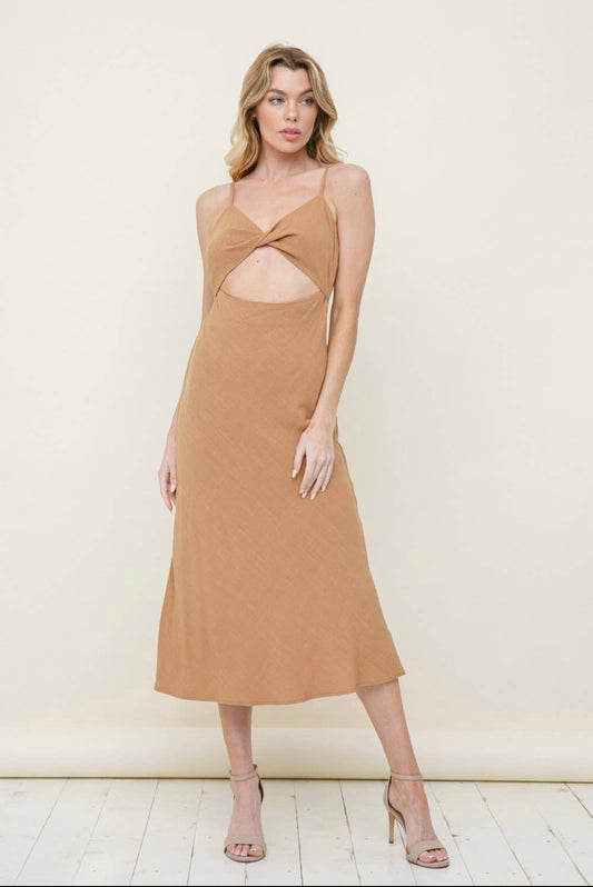 Cut Out Midi Dress