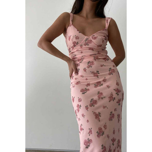 Bridget Mesh Midi Dress