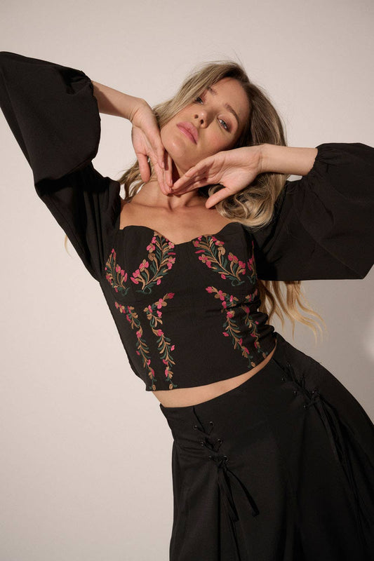 Camila Top Black
