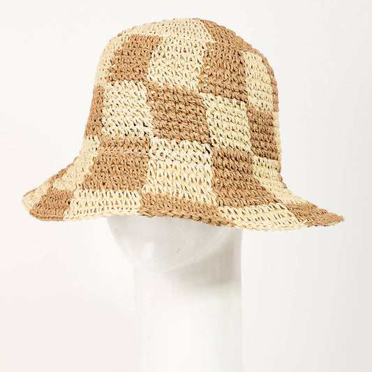 Rio Checkered Bucket Hat