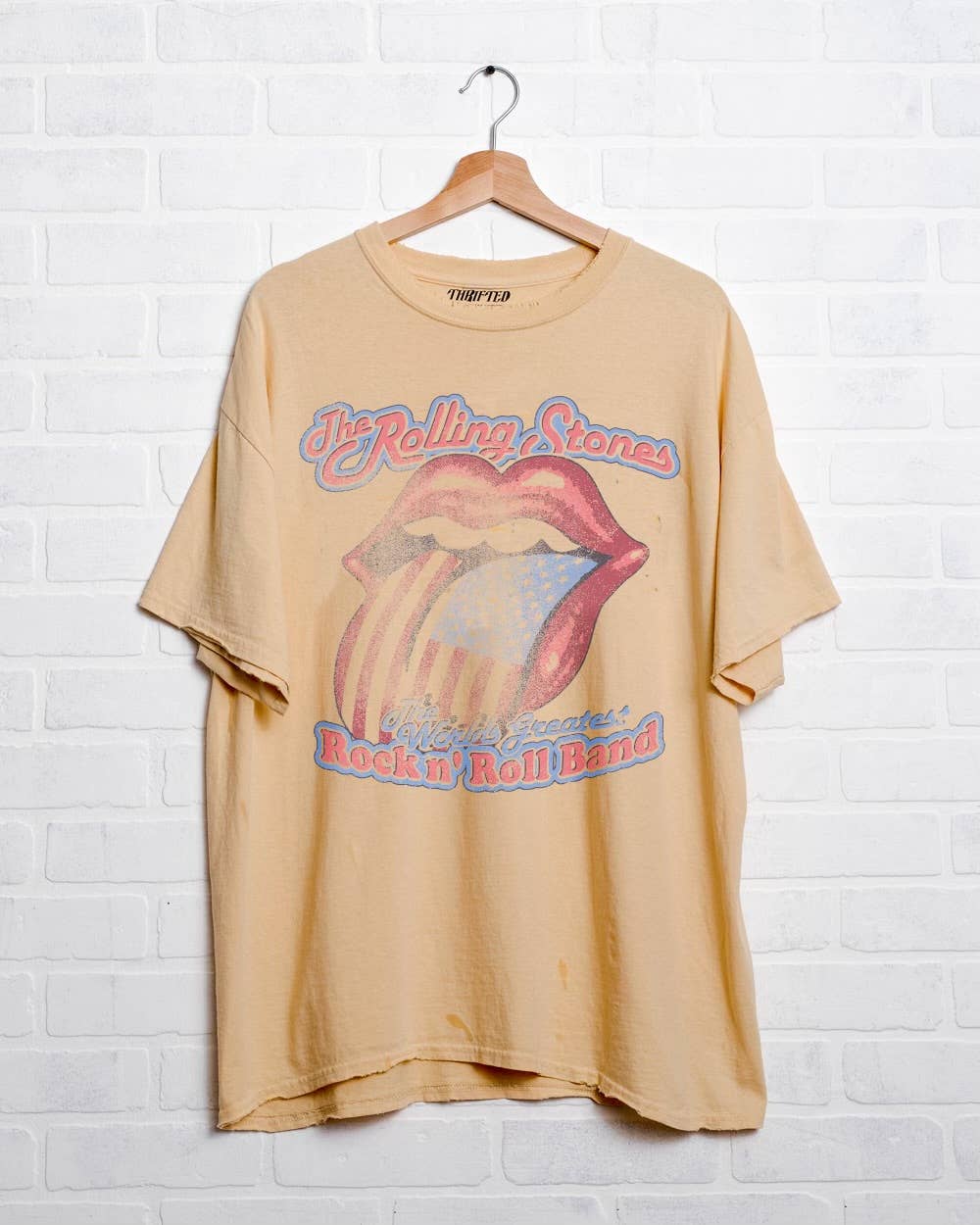 Rollings Stones Thrifted Tee