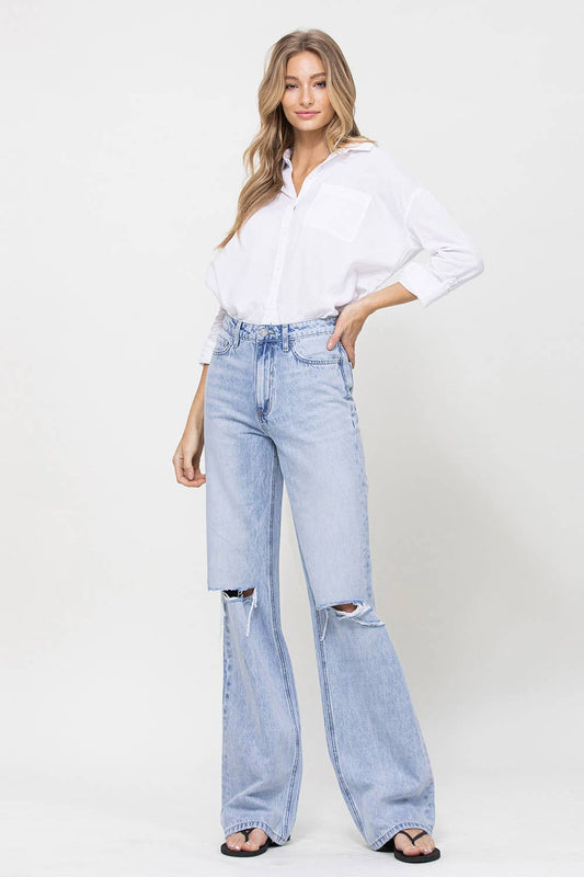 90'S Vintage Flare Denim