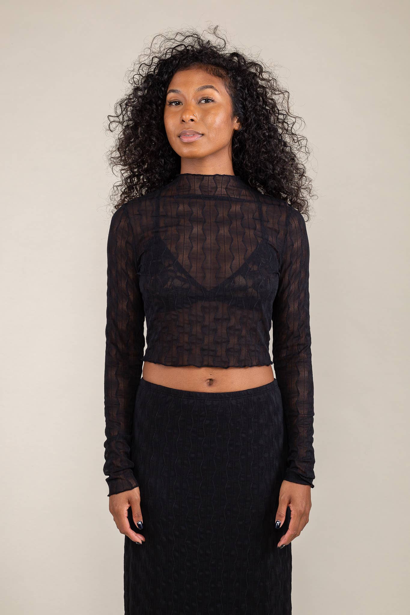 Astrid Mesh Top