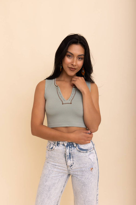 Henley Brami Sage