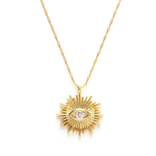 Mystic Eye Necklace Crystal