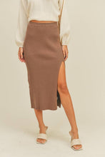 Load image into Gallery viewer, Ribbed Midi Skirt
