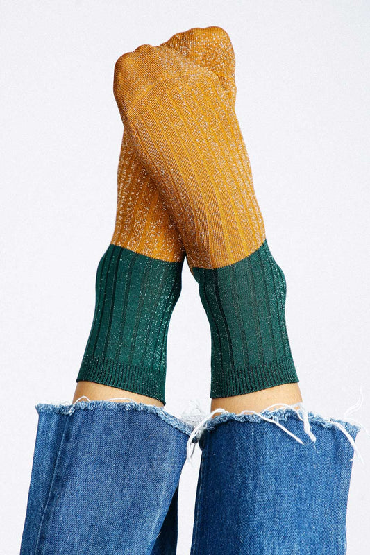 Eclat Shimmer Ankle Socks