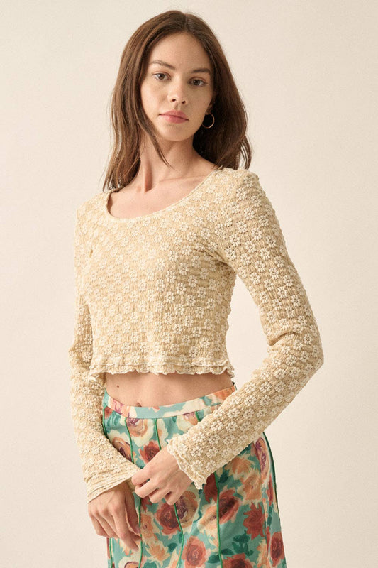 Molly Floral Lace Top