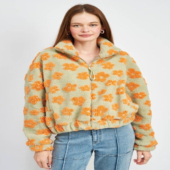 Flower Power Sherpa Jacket