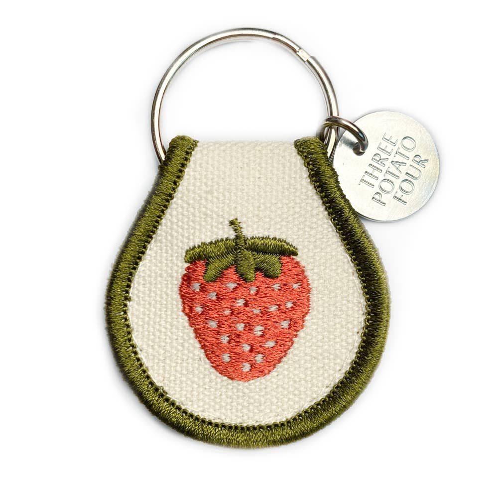 Patch Keychain Strawberry