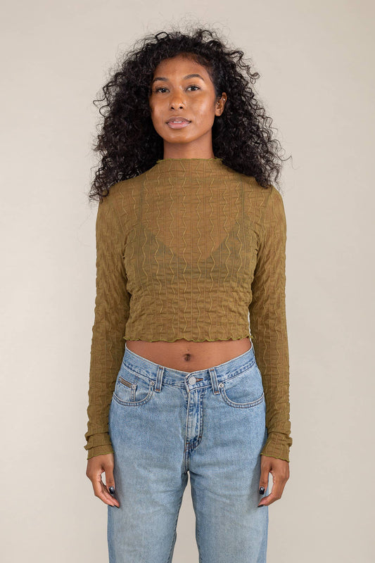 Astrid Mesh Top