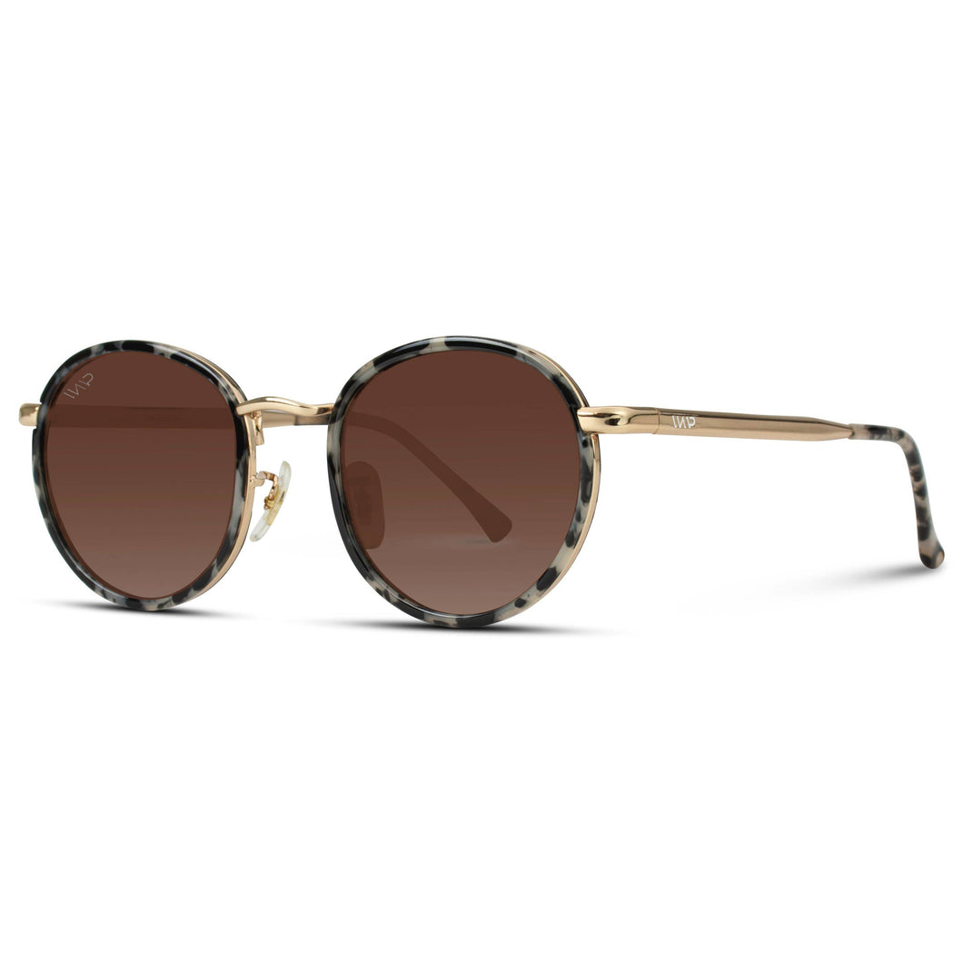 Olivia Round Metal Sunglasses