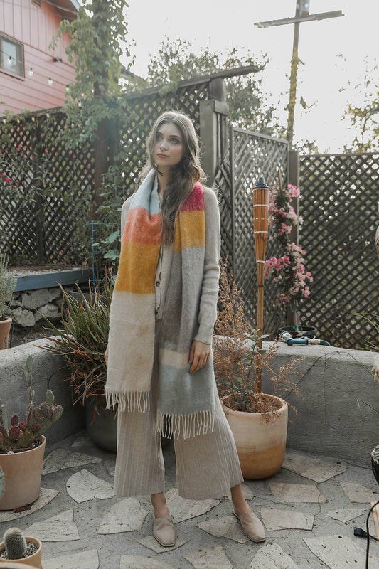 Color Block Scarf