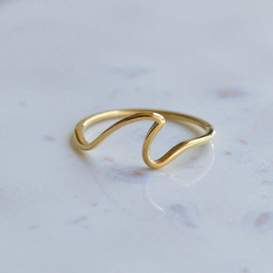 Mykonos Dainty Wave Ring