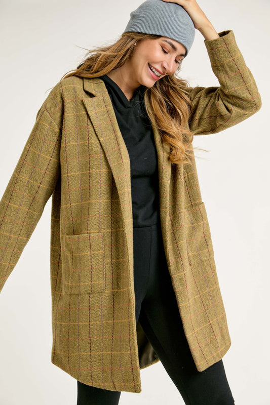 Spencer Plaid Coat