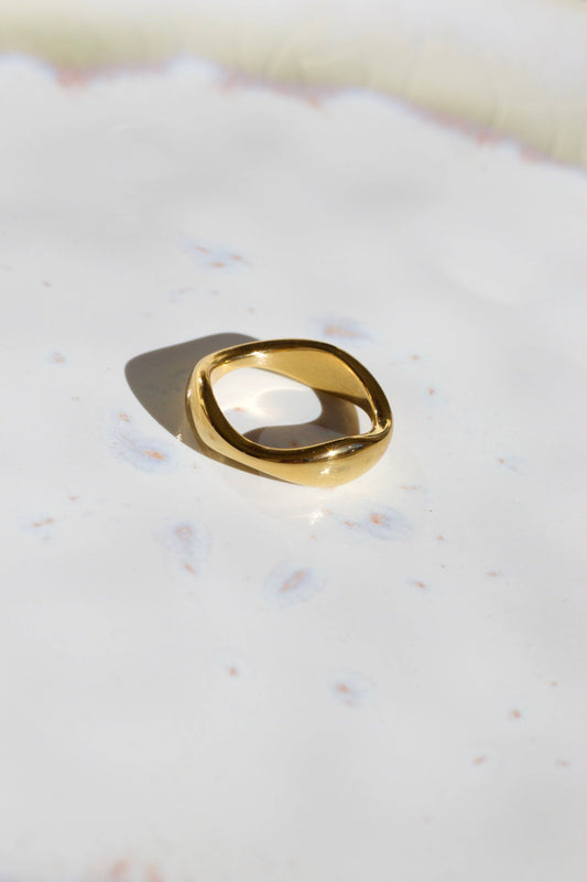 Wave Layering Stacking Ring