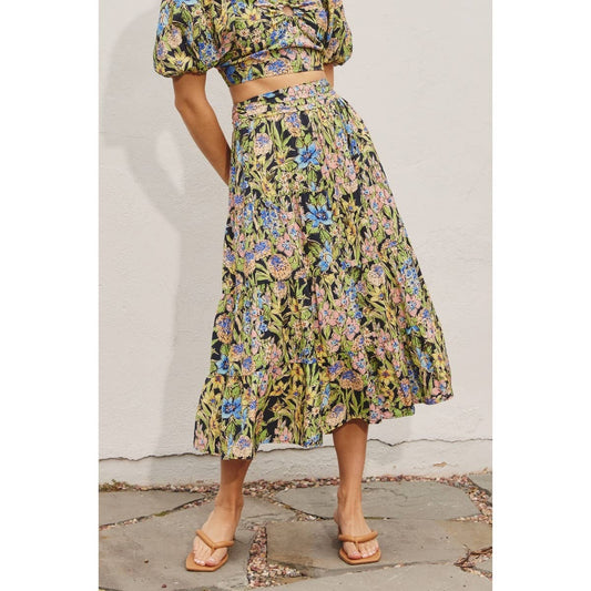 Waterlily Midi Skirt