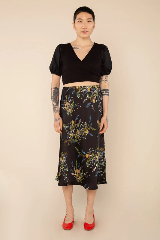 Gabriella Satin Skirt
