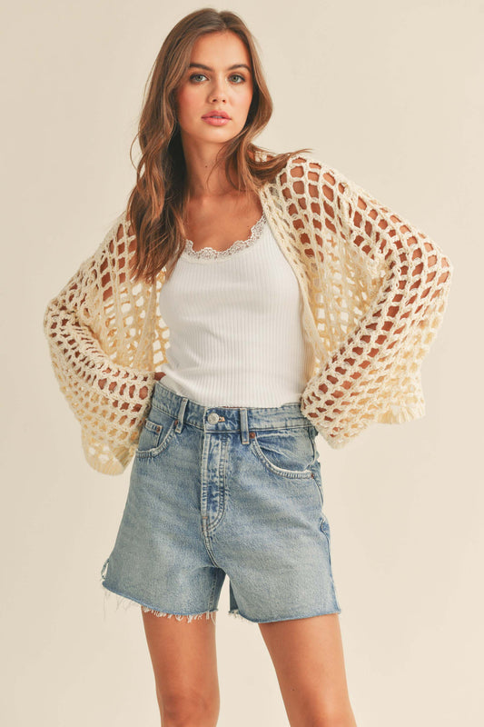 Luca Crochet Cardigan