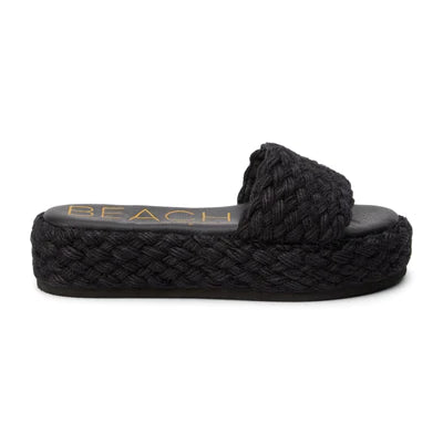 Caspia Platform Sandal Black