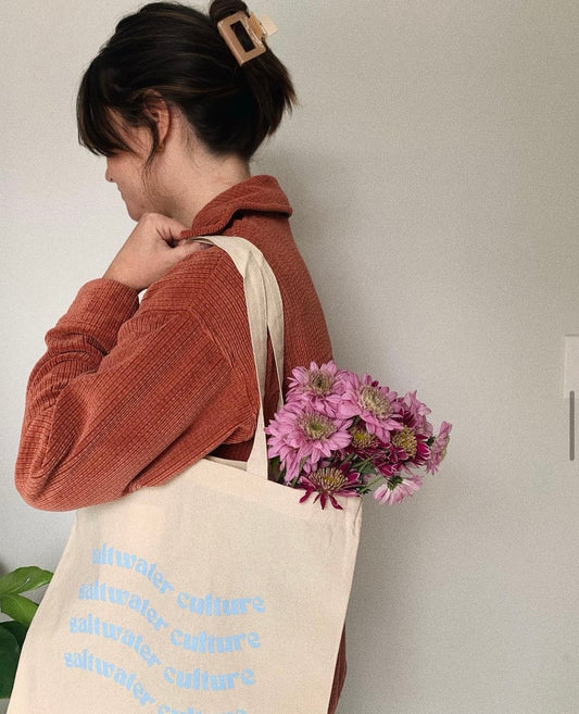 Saltwater Culture Wavy Tote