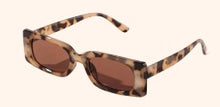 Load image into Gallery viewer, Squared Leopard Sunglasses
