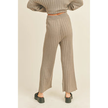 Load image into Gallery viewer, Chill Out Ribbed Pants - Mocha
