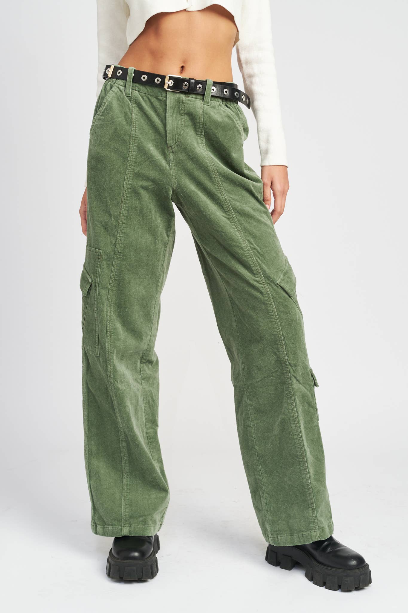 Monte Cord Cargos Olive