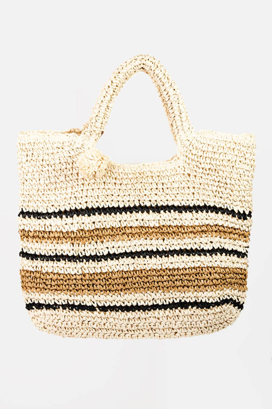 Sunrays Straw Tote Bag
