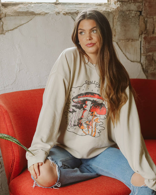 Comfortably Numb Thrifted Sweatshirt