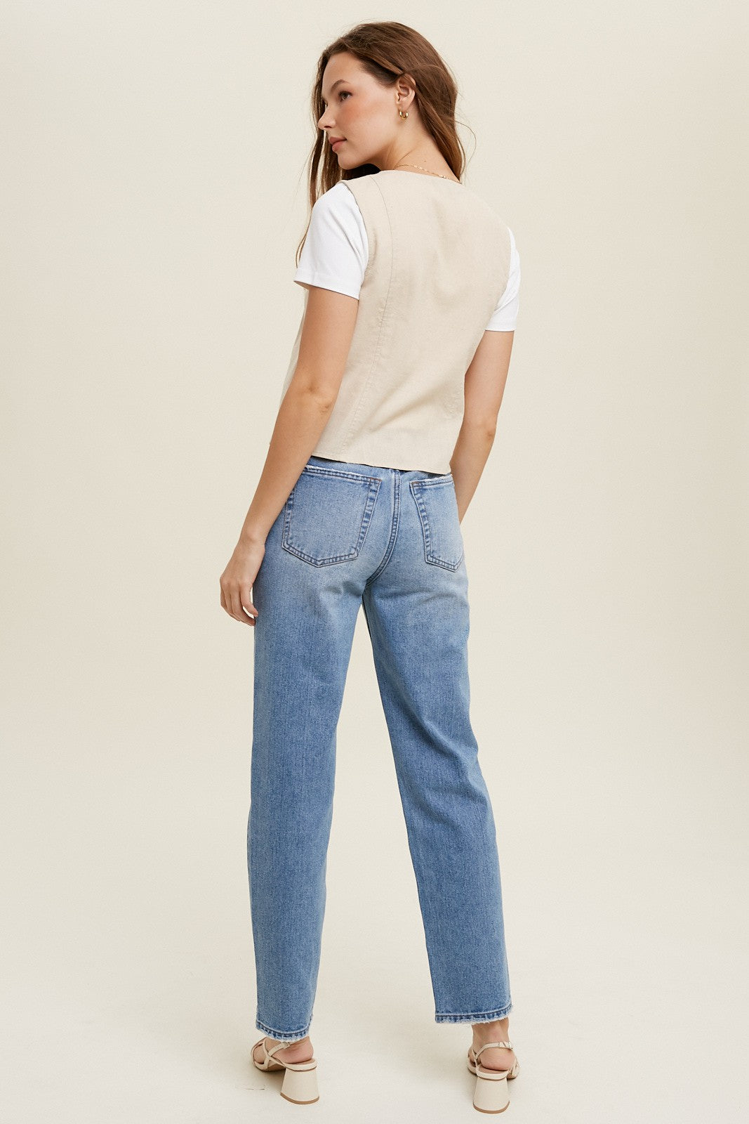 Junie Linen Vest