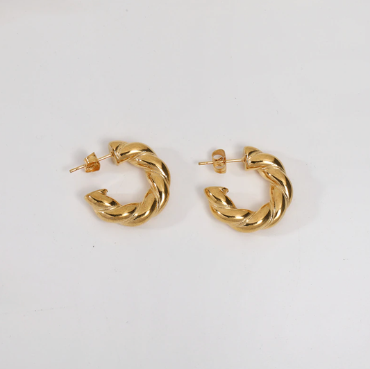Candy Twisted Hoops