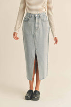 Load image into Gallery viewer, Clover Denim Midi Skirt
